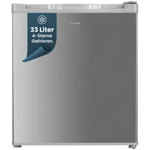 Homex Mini-Gefrierschrank FM1015-S Silber