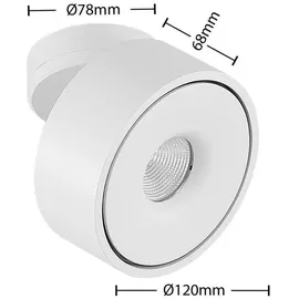 ARCCHIO Rotari LED-Deckenlampe, weiß, - Weiß