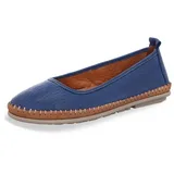Gemini Damen Ballerina blau|braun 36 EU