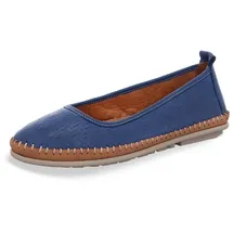 Gemini Damen Ballerina blau|braun 36 EU