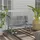 Outsunny Gartenbank 123 x 67 x 79 cm Grau