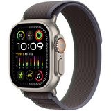 Apple Watch Ultra 2 GPS+Cellular 49 mm Titaniumgehäuse, Trail Loop blau/schwarz M/L