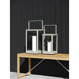 Brafab Windlicht Belfort Aluminium Beige