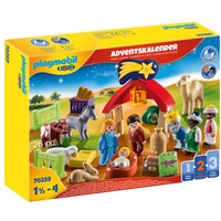 PLAYMOBIL Weihnachten 70259 1.2.3 Adventskalender "Weihnachtskrippe"