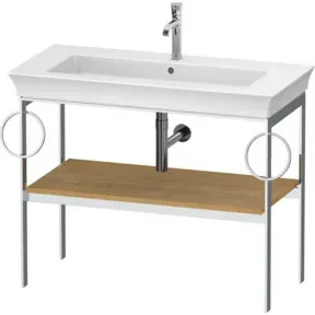 Duravit Waschtisch-Konsole White Tulip 98,4x45cm, E Nat mass, Me, 2 HTH, bo