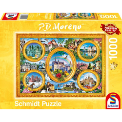 Schmidt Spiele Puzzle Puzzles 501 bis 1000 Teile SCHMIDT-59901, Puzzleteile bunt