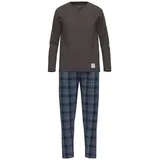 Tom Tailor Pyjama Rhodos in braun-mittel-Karo | Gr.: XXL