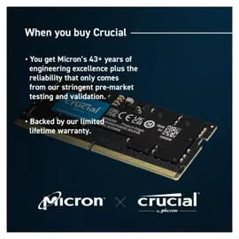 Crucial DDR5-5600 8GB Modul (1x8GB) SO-DIMM CL46 CT8G56C46S5