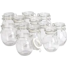 VBS Mini-Bügelglas bauchig 120 ml 12 St.