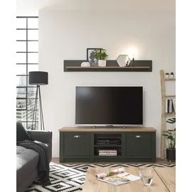 Home Affaire Cambridge Lowboard 152 cm Grün Metall/Holzwerkstoff