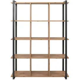 Die Möbelfundgrube Bücherregal 107 x 145 x 39 cm Anthrazit