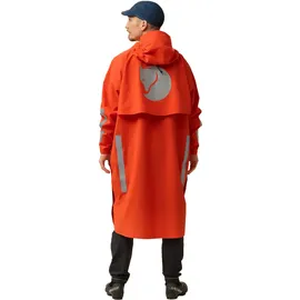 Fjällräven Hoja Rain Fox Poncho Unisex Flame Orange S/M