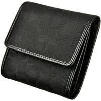 Aigner Original Damen Geldbörse Portemonnaie Leder Portmonee schwarz
