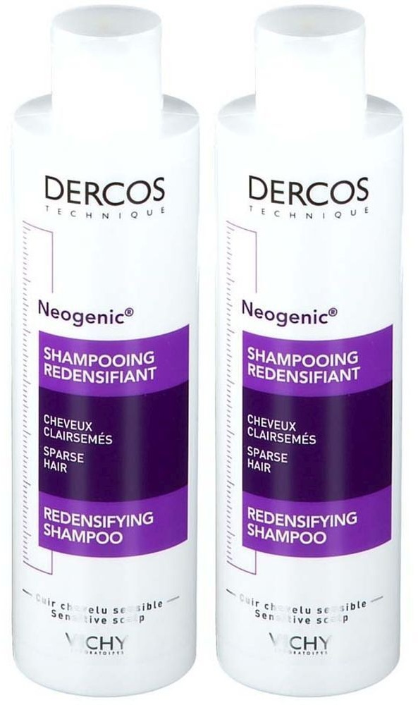 VICHY Dercos Technique Neogenic Shampooing Redensifiant 2x200 ml shampooing