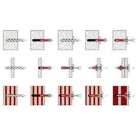 BK BenchK BenchK Befestigungsschrauben-Set für Sprossenwände: 8er Set, BenchK 110, BenchK 210, BenchK 410, BenchK 510