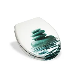 T-MAX WC-Sitz `Calm lake` Toilettensitz Klositz