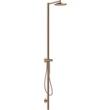 Hansgrohe AXOR Starck Nature Duschsäule Set mit Kopfbrause 240 1-jet Polished Red Gold 12670300