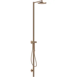 Hansgrohe AXOR Starck Nature Duschsäule Set mit Kopfbrause 240 1-jet Polished Red Gold 12670300