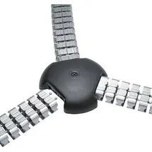 Bachmann Kabelbrücke 930.035 Kunststoff Silber Inhalt: 1St.