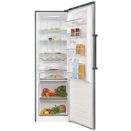 Exquisit KS360-V-HE-040E Kühlschrank (359 l, 1850 mm hoch, Inoxlook-az)