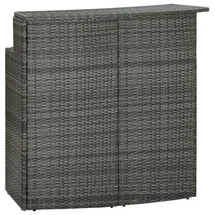 vidaXL Bartisch 120 x 55 x 110 cm Grau