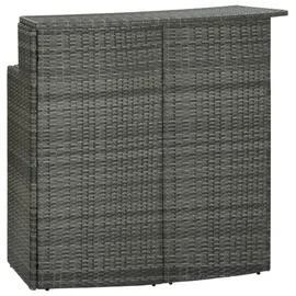 vidaXL Bartisch 120 x 55 x 110 cm Grau