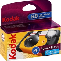 Kodak Power Flash (Farbfilm), Einwegkamera, Gelb, Schwarz
