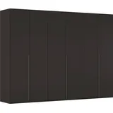 Rauch Drehtürenschrank Montclar 301 x 223 x 60 cm Schwarz/Grau