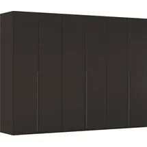 Rauch Drehtürenschrank Montclar 301 x 223 x 60 cm Schwarz/Grau