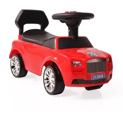 Rutscher, Kinderauto Baron JY-Z04B mit Musikfunktion, ab 18 Monate bis 25 kg rot