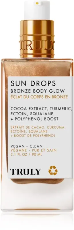 Truly Sun Drops schimmerndes Bronze-Öl für den Körper 90 ml