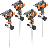 Brandson Kreisregner Intervall-Sprinkler 200 m2 grau/orange