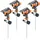 Brandson Kreisregner Intervall-Sprinkler 200 m2 grau/orange