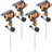 Brandson Kreisregner Intervall-Sprinkler 200 m2 grau/orange