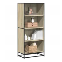 VidaXL Bücherregal Sonoma-Eiche 60x35x139 cm Holzwerkstoff