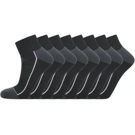 Endurance Avery 8er Pack Socken Schwarz 31-34