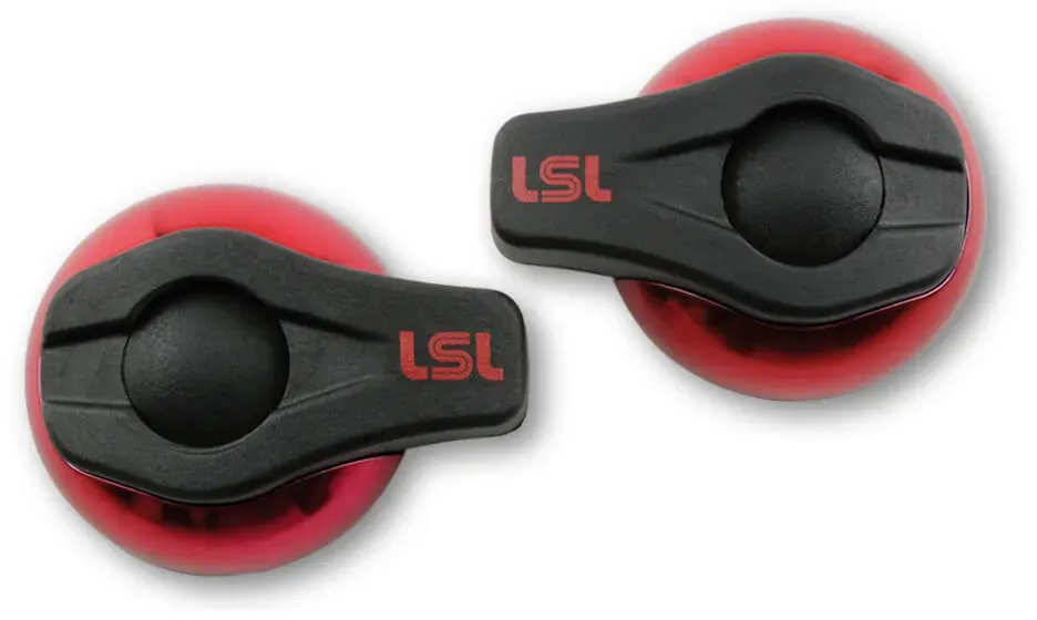 LSL Crash-Pads, rood gelakte, rood