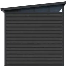 Weide Gartenhaus 3,38 x 2,18 m Anthrazit