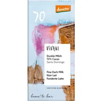 Vivani Dunkle Milch 70% Cacao demeter