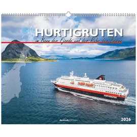 ALPHA EDITION GmbH & Co. KG Hurtigruten- im Bann der Fjorde und der Ruhe der Berge Wandkalender 2024