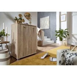 FineBuy SuVa2372_1 60 x 90 x 35 cm grau / grau