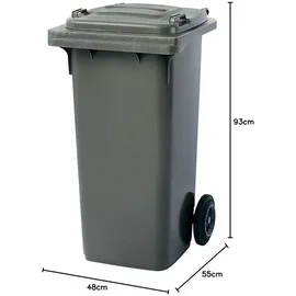 BRB-Lagertechnik Mülltonne 120 l Grau