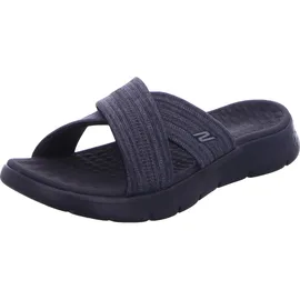 SKECHERS 141420 BKGY GO WALK FLEX SANDAL - IMPRESSED Schwarz Sandal Gr. 41