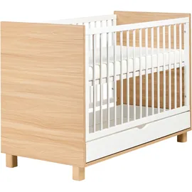 Beliani Babybett mit Schublade Gunnar 60 x 120 cm