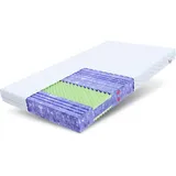 Fdm Matratze 90x200 cm HYBRID Höhe ca. 21 cm H4 Kaltschaum HR-Schaum Jersey Bezug