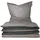 SCHIESSER Doubleface Renforcé silber/schwarz 155 x 220 cm + 80 x 80 cm