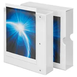 Eichner Präsentationsringbuch 4-Ringe weiß 8,0 cm DIN A4, 1 St.