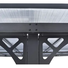 Home Deluxe Terrassendach ECO 360 x 300 cm grau