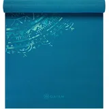 Gaiam Classic Printed Yoga Mat Jade Mandala 4mm - blau