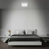 Brilo LED-Deckenleuchte Lino Schwarz 15 W